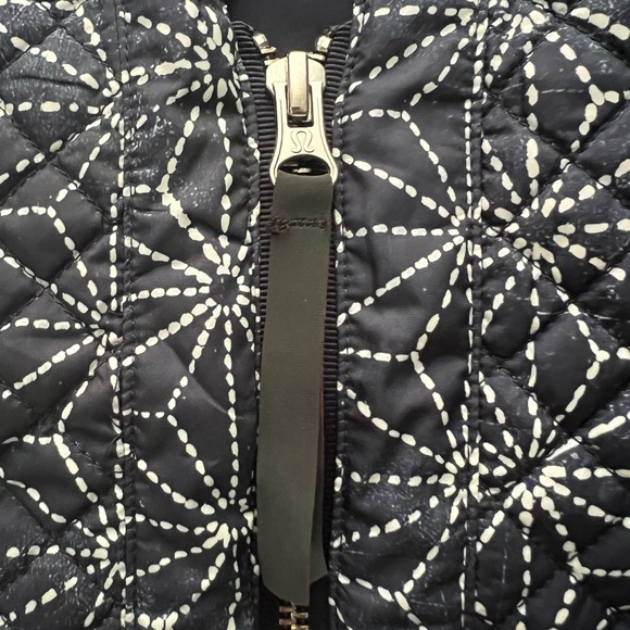 Lululemon Cardigan and Again *Sashiko Star Inkwell Ghost Size 8 Primaloft - Picture 3 of 7